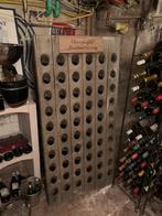 Fantastisch origineel eiken houten Champagne pupitre, Ophalen, Gebruikt, 25 flessen of meer, 75 cm of meer