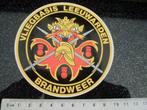 sticker vliegbasis leeuwarden brandweer logo embleem KLu, Verzenden, Zo goed als nieuw, Bedrijf of Vereniging