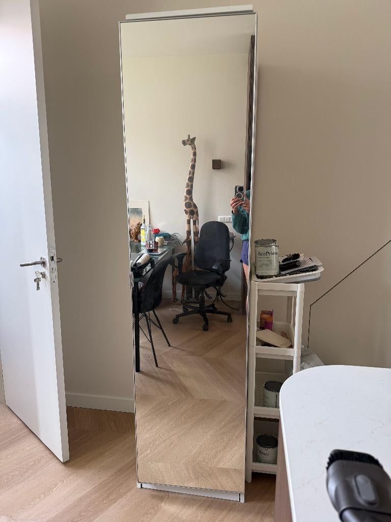 IKEA PAX / AHEIM met spiegel, Huis en Inrichting, Kasten | Kledingkasten, Ophalen, 200 cm of meer, 50 tot 100 cm, Zo goed als nieuw