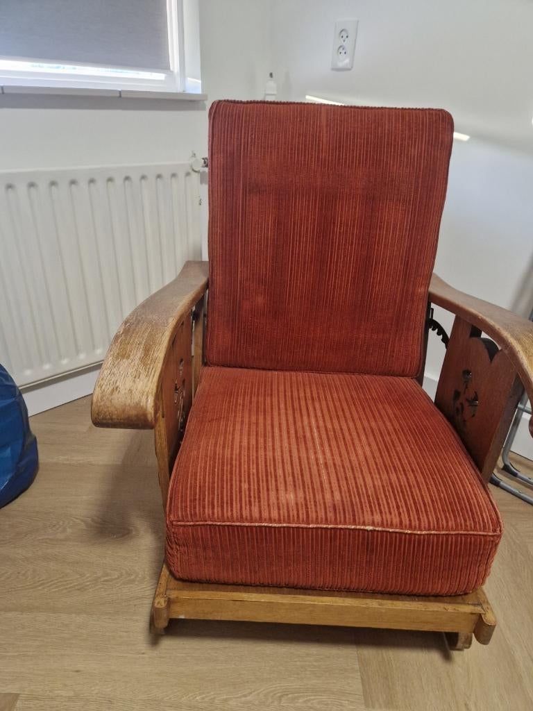 Rookstoel, Antiek en Kunst, Antiek | Meubels | Stoelen en Banken, Ophalen