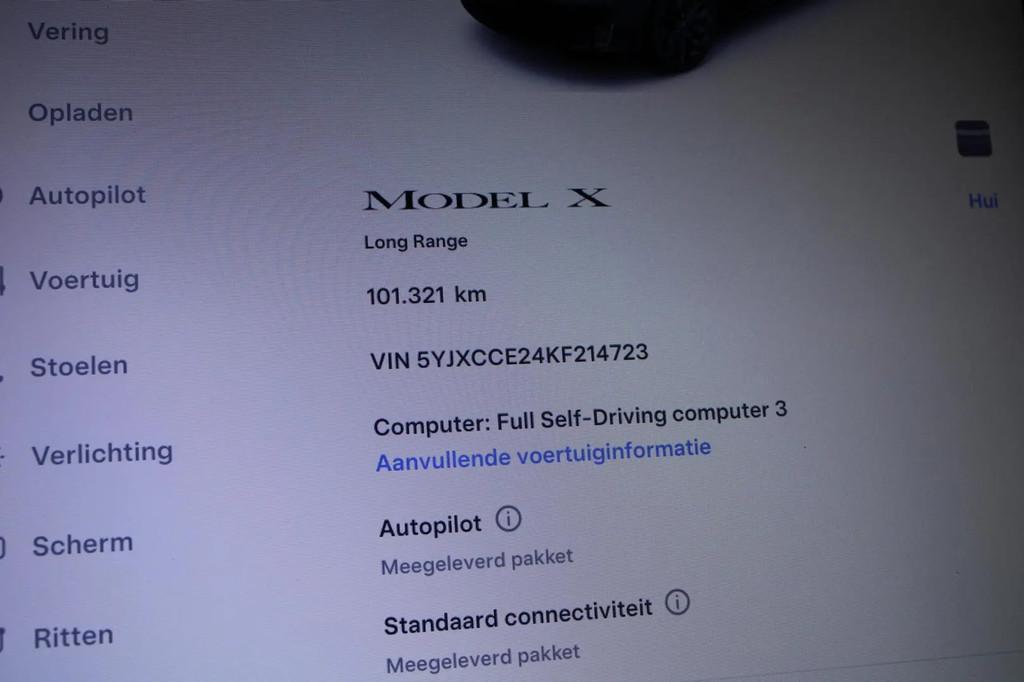 Tesla Model X Long Range 6p. € 34.950,00, Auto's, Tesla, Model X, Gebruikt, Zwart, 2250 kg