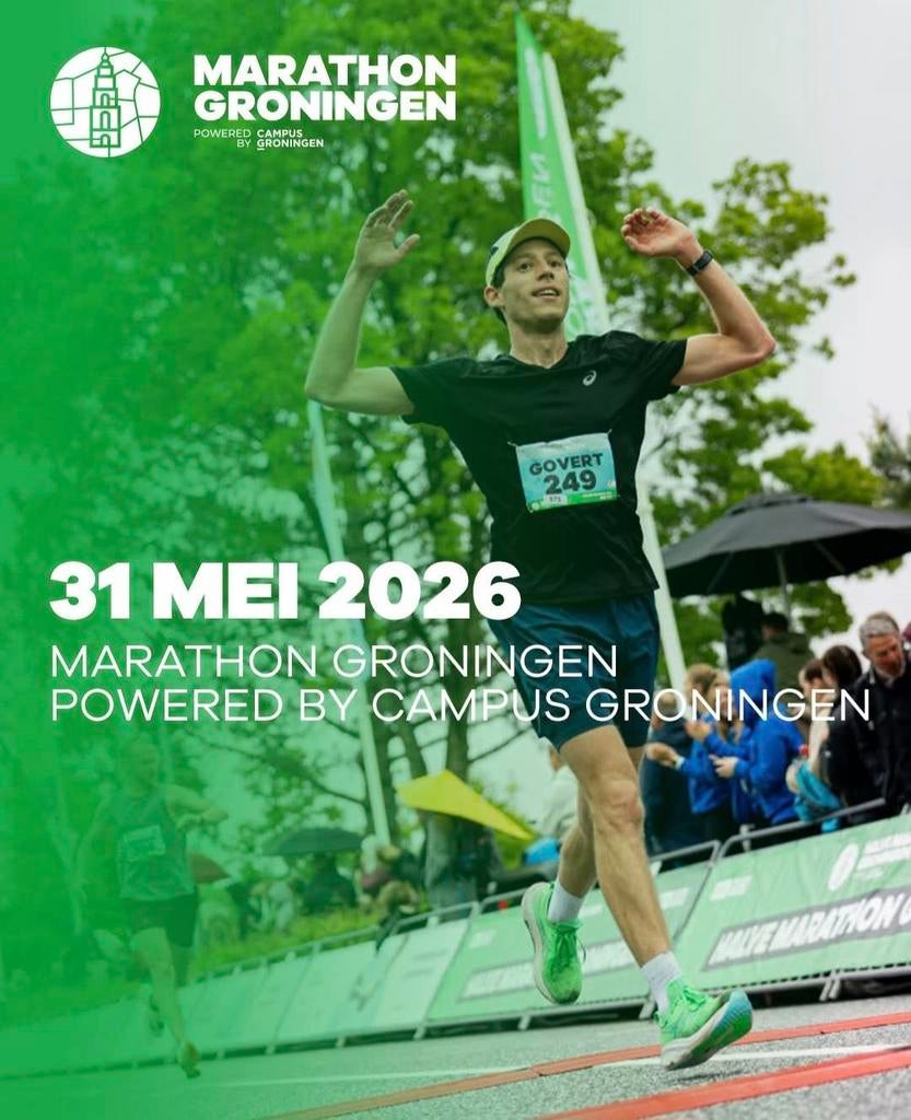 Startbewijs halve marathon Groningen 31 mei 2026, Eén persoon, Mei