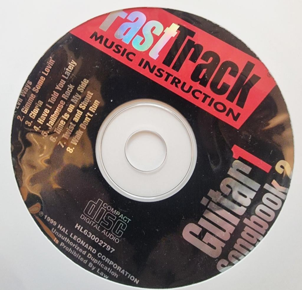 Fast Track Guitar 1 Songbook 2 met CD. Nieuwstaat, Gitaar, Les of Cursus, Ophalen of Verzenden, Zo goed als nieuw