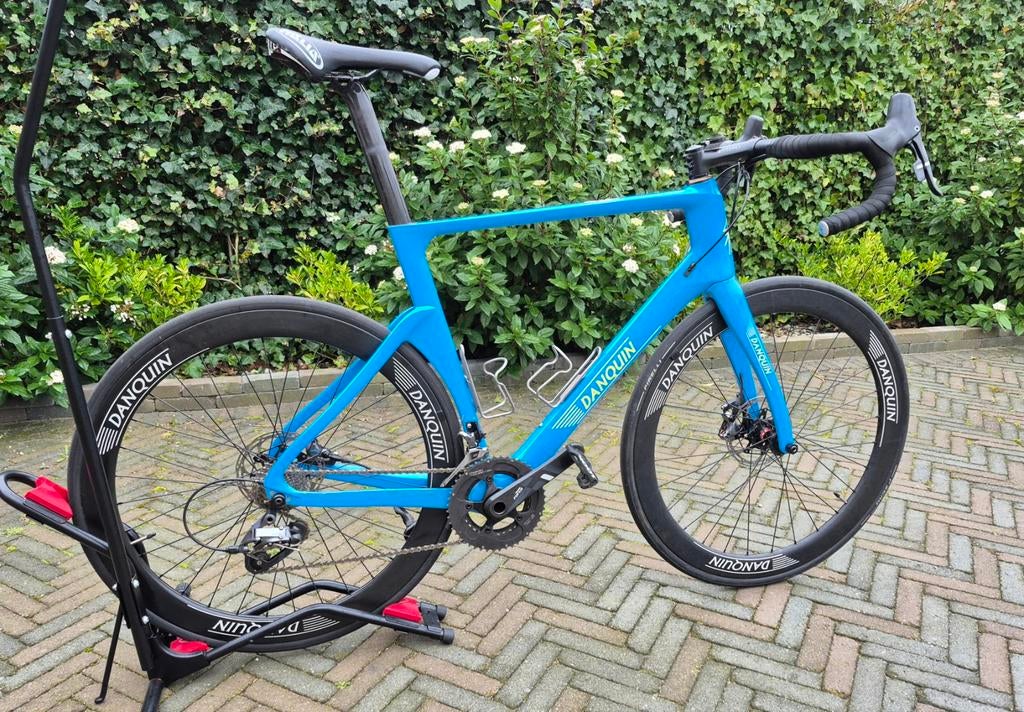 Racefiets carbon frame & wielen en SRAM Force 22, 28 inch, Gebruikt, Carbon, Heren