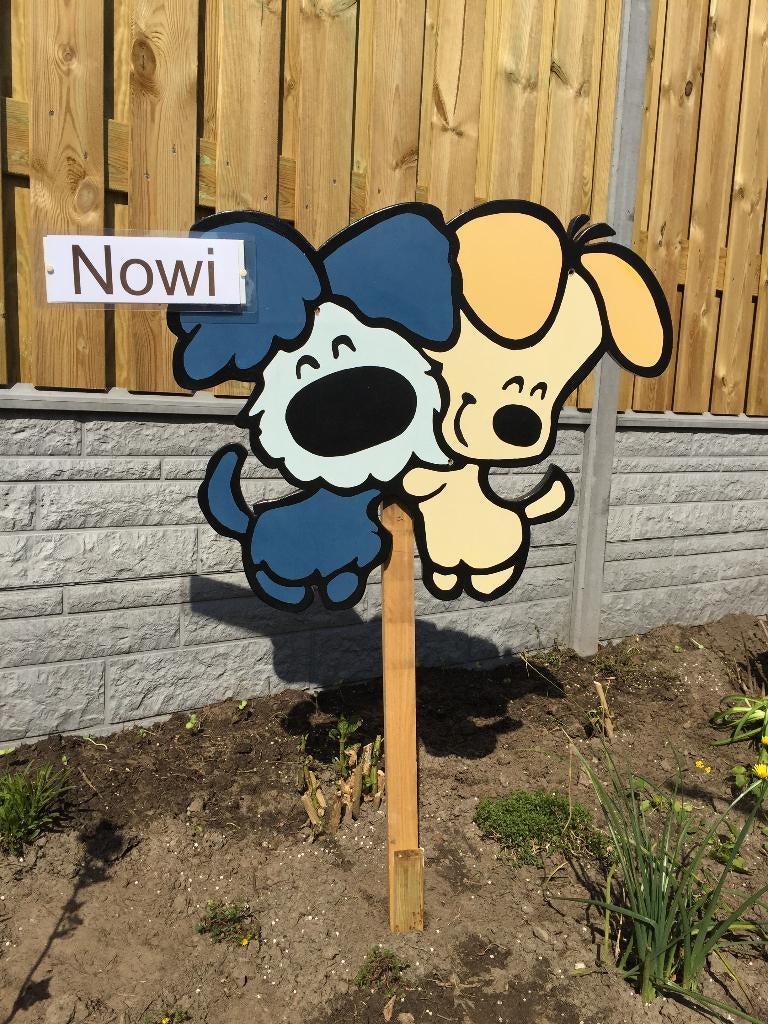 Geboortebord WOEZEL PIP geboorteborden huren jongen meisje, Ophalen, Zo goed als nieuw, Geboortebord