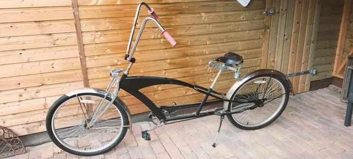 Chopper Fiets, Fietsen en Brommers, Fietsen | Cruisers en Lowriders, Gebruikt, Heren, Chopper, Staal, 55 tot 59 cm, Ophalen