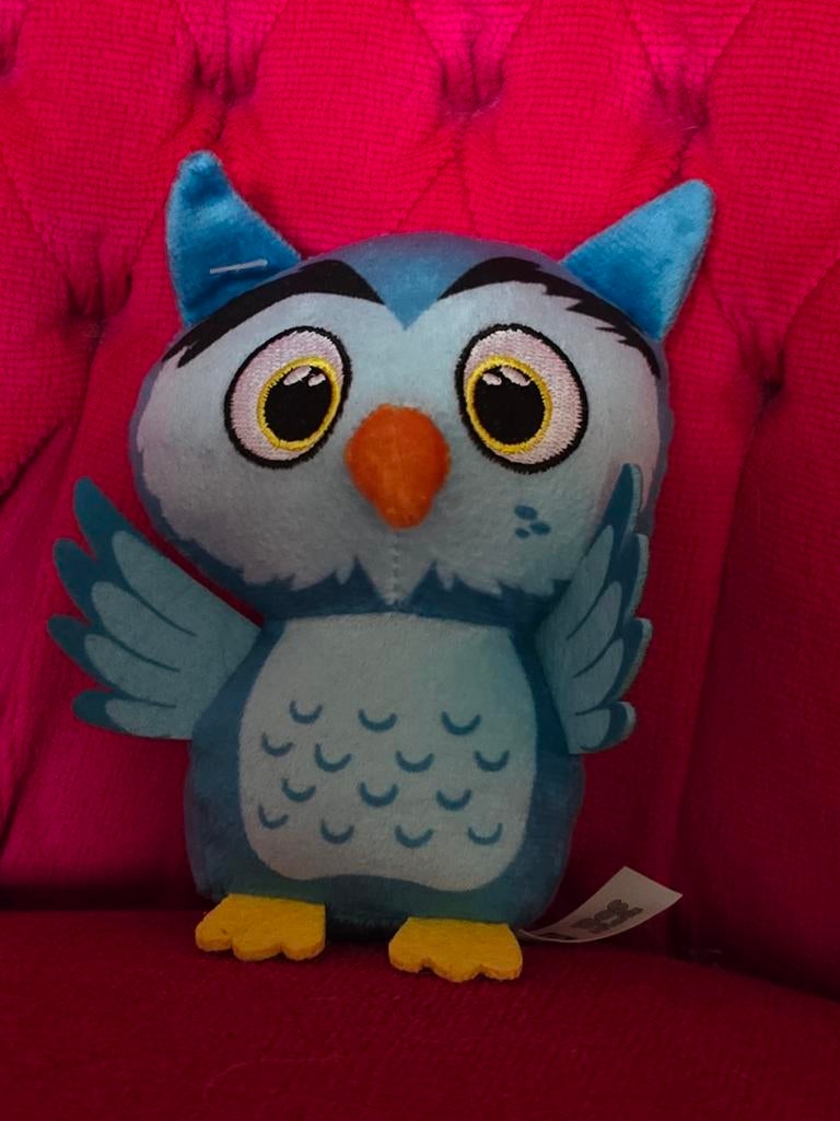 Lidl Udo Ui knuffel, Kinderen en Baby's, Lidl, Overige karakters, Overige typen, Blauw