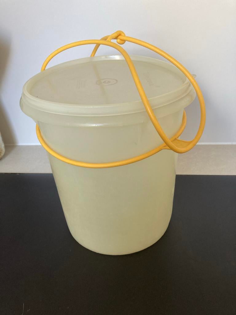 Tupperware wasemmer kleinere variant, Ophalen, Gebruikt, Crème, Overige typen