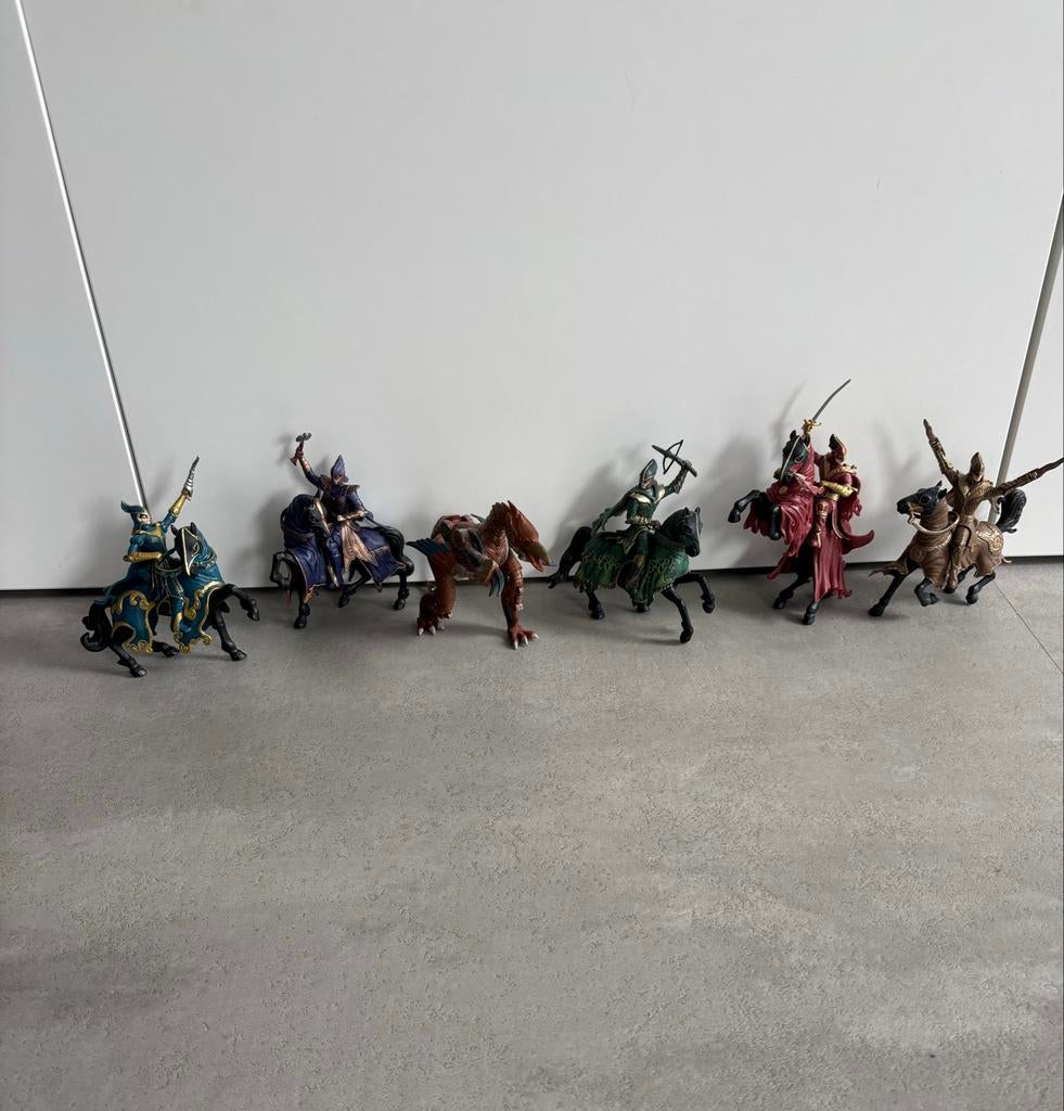 Raveleijn Actiefiguren Compleet: Vijf Ruiters & Graffer, Ophalen of Verzenden, Zo goed als nieuw
