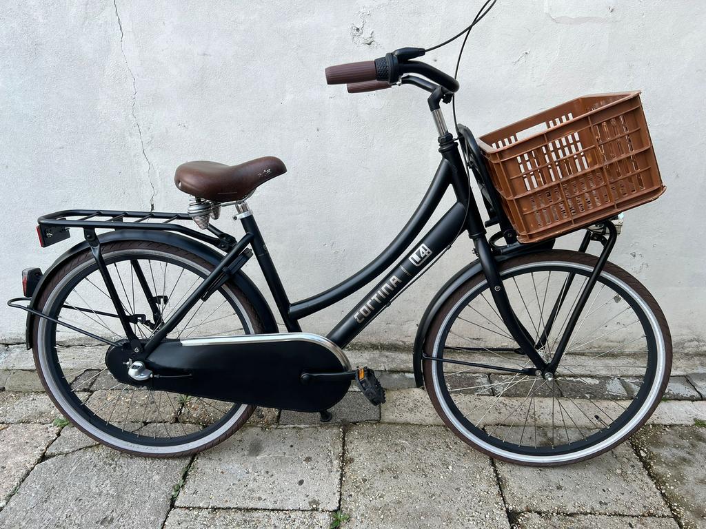 Meisjesfiets Cortina U4  transport 24 inch 3 Versnellingen, Fietsen en Brommers, Fietsen | Meisjes, Ophalen, Zo goed als nieuw