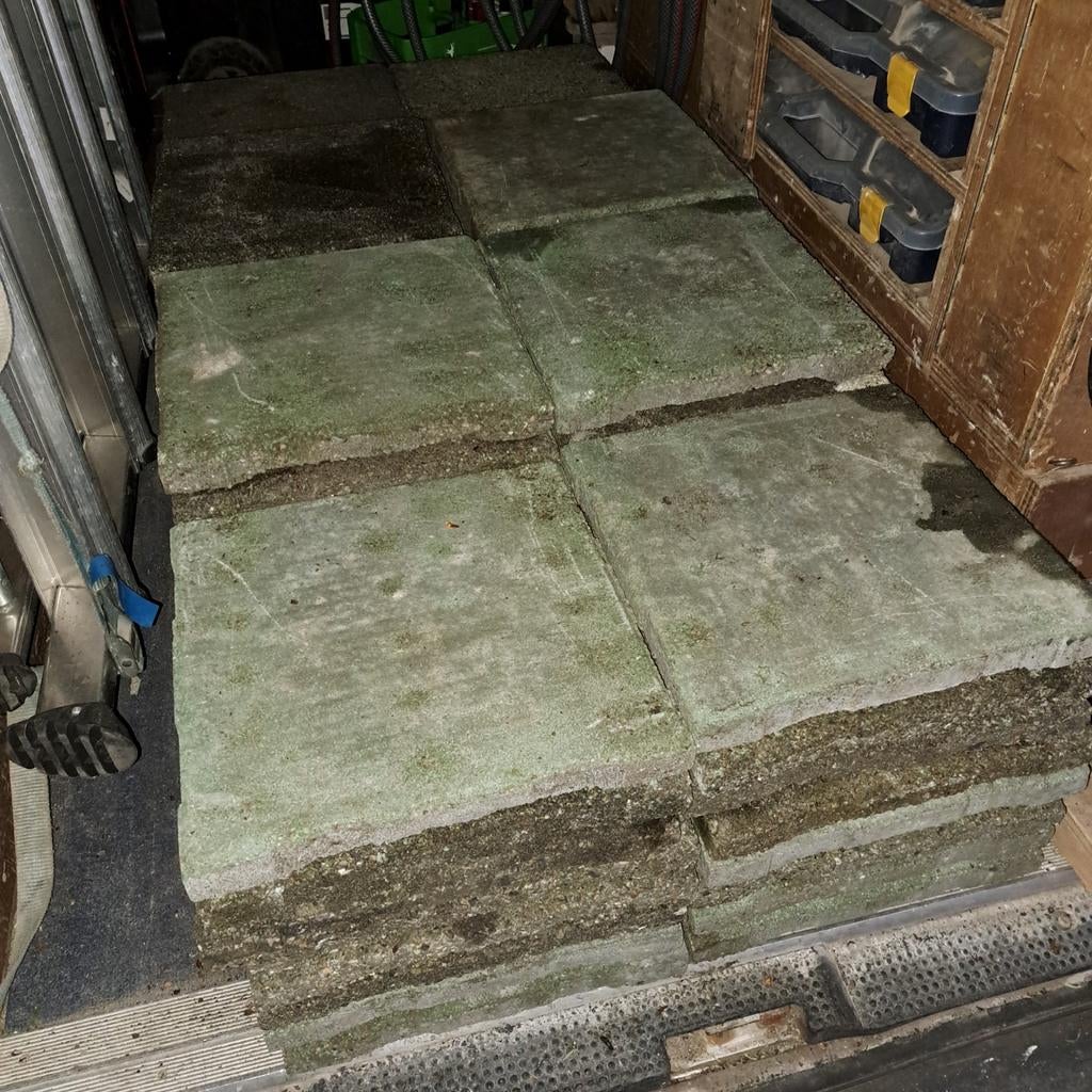 Drainage tegels, 30x30, Ophalen, Gebruikt, Overige materialen