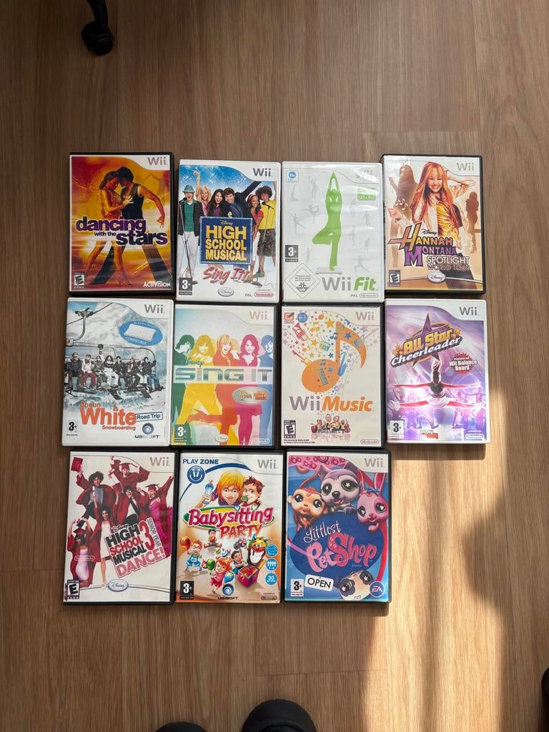Wii spelletjes, Ophalen, Gebruikt, Overige genres, Eén computer