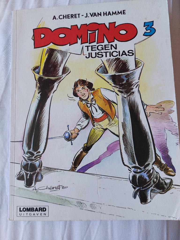 Domino tegen Justicias deel 3, Boeken, Stripboeken, Eén stripboek, Ophalen of Verzenden