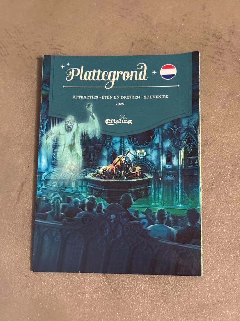 Efteling plattegrond, Boeken, Ophalen of Verzenden, Zo goed als nieuw