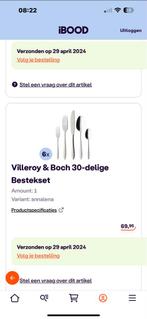 Villeroy & Boch 30-delige Bestekset - Annalena, Ophalen of Verzenden, Zo goed als nieuw, Rvs of Chroom, Vaatwasserbestendig