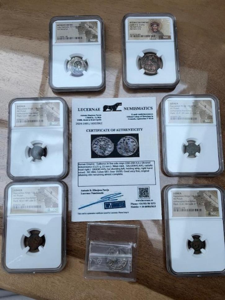 ZELDZAAM!! Antieke muntcollectie 7 stuks ouder dan 2000 jaar, Postzegels en Munten, Munten en Bankbiljetten | Verzamelingen, Munten