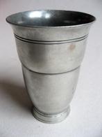 Amsterdamse School zilvertin vaas GERO 1930 Chr. v.d. Hoef, Antiek en Kunst, Antiek | Tin, Ophalen of Verzenden