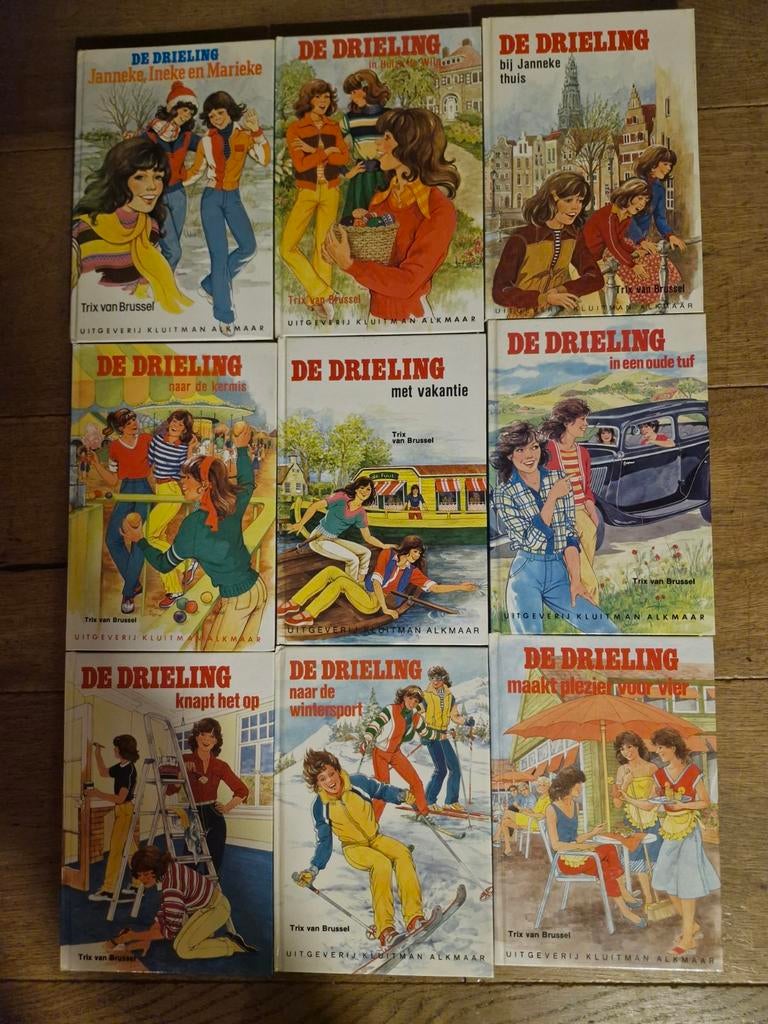 Serie van 9 meisjesboeken van De Drieling, Boeken, Ophalen of Verzenden, Gelezen