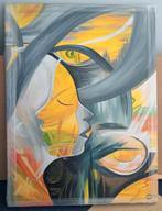 Groot abstract schilderij 'moon diva', Ophalen
