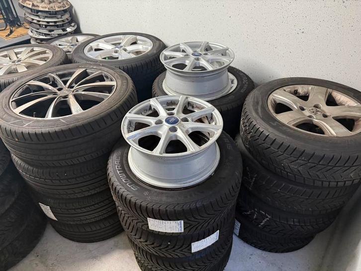 Winterbanden + velgen o.a. Ford/Volvo 4x108 5x108 4x100 4x98, Auto-onderdelen, Banden en Velgen, Banden en Velgen, Winterbanden