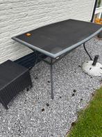 Tuintafel, Ophalen of Verzenden, Gebruikt, Rechthoekig