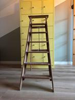 Vintage Houten Ladder - Timve houtwaren, Ophalen, Gebruikt, Ladder, Opvouwbaar of Inschuifbaar