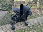 Tandem buggy - zwart - zomer & winter accessoires, Gebruikt, Duowagen, Ophalen, Kinderwagen