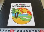sticker holland international *, Ophalen, Zo goed als nieuw, Bedrijf of Vereniging