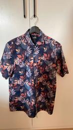 Vanguard overhemd met korte mouw maat M, Ophalen of Verzenden, Zo goed als nieuw, Blauw, Halswijdte 39/40 (M)
