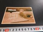 sticker Wool  the nap of luxury  schaap *, Ophalen, Zo goed als nieuw, Bedrijf of Vereniging