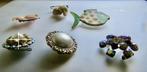 Broche, Sieraden, Tassen en Uiterlijk, Broches, Overige materialen, Overige kleuren, Minder dan 4 cm, Ophalen of Verzenden