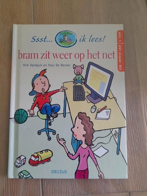 Bram zit weer op het net, leesboek, AVI M3, Boeken, Kinderboeken | Jeugd | onder 10 jaar, Gelezen, Ophalen of Verzenden