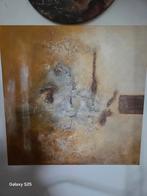 Abstract oker, Antiek en Kunst, Kunst | Schilderijen | Abstract, Ophalen