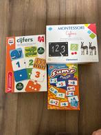 Cijfer Spelletjes Set - Jumbo, Montessori, Grafix, Ophalen of Verzenden, Meer dan 50 stukjes, Gebruikt, 2 tot 4 jaar