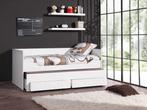 Robin kajuitbed (met slaaplade) - 90x200 - Wit, Kinderen en Baby's, Kinderkamer | Bedden, Ophalen of Verzenden, Nieuw