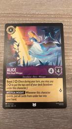 Disney Lorcana Alice Well-read whisper 36-204 11WSP nonfoil, Ophalen of Verzenden, Zo goed als nieuw, Losse kaart