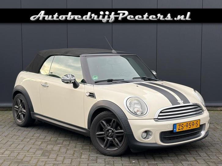 Mini CABRIO 1.6 Airco Stoelverwarming PDC, Auto's, Mini, Bedrijf, Cabrio, ABS, Airbags, Airconditioning, Boordcomputer, Centrale vergrendeling