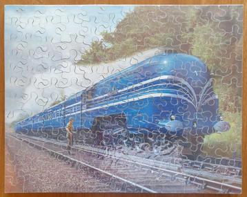 Oude houten puzzel Coronation Scot uit de jaren 30 beschikbaar voor biedingen