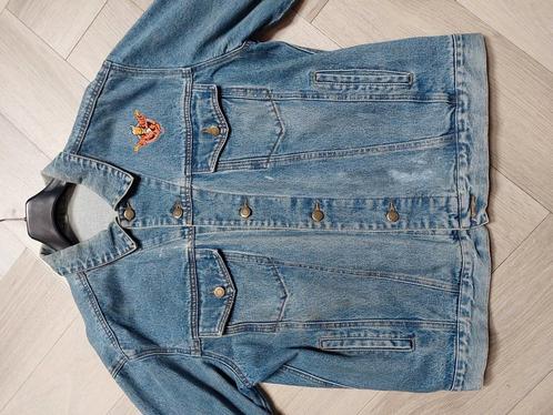 ID&T spijkerjack Thunderdome, jaren 90, Kleding | Heren, Jassen | Zomer, Zo goed als nieuw, Blauw, Ophalen of Verzenden