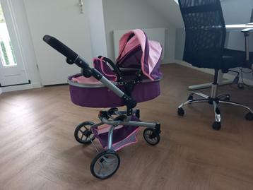 Leuke Poppenwagen - Paars/Roze beschikbaar voor biedingen
