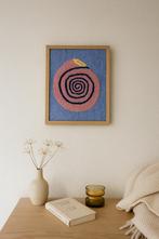 Snail Spirit – Getuft Kunstwerk in Lijst (43 x 33 cm), Verzenden, Nieuw