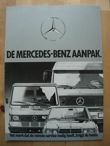 Mercedes Service Brochure ca 1980 beschikbaar voor biedingen