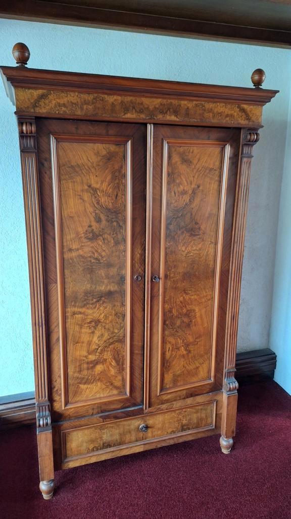 Antieke Biedermeier Kast met Lade, Antiek en Kunst, Antiek | Meubels | Kasten, Ophalen