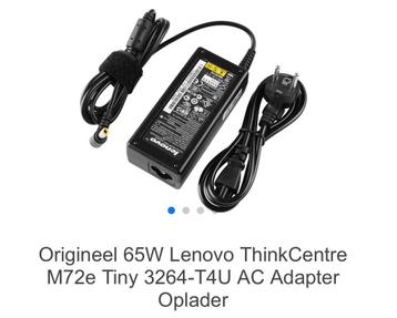 Originele Lenovo 65W voeding M72e  beschikbaar voor biedingen