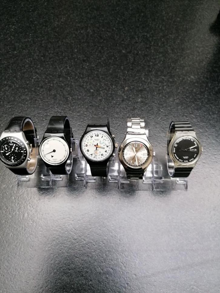 Vintage Swatch Horloges - Topstaat!, Sieraden, Tassen en Uiterlijk, Horloges | Heren, Zo goed als nieuw, Polshorloge, Swatch, Kunststof
