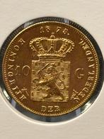 Gouden 10 Gulden Willem III 1875, Postzegels en Munten, Munten | Nederland, Koning Willem III, Losse munt, 10 gulden, Goud
