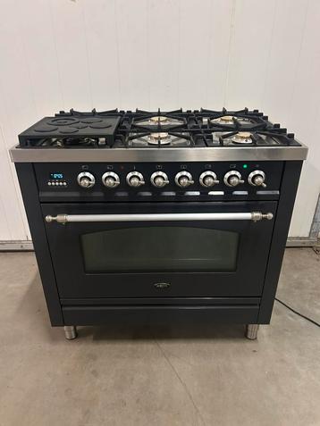 Boretti 6 pits antraciet 90 cm beschikbaar voor biedingen