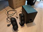Logitech X-230 PC speakers (2.1), Ophalen of Verzenden, Gebruikt