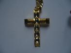 VINTAGE KETTING MET KRUIS, Sieraden, Tassen en Uiterlijk, Antieke sieraden, Verzenden, Overige materialen, Ketting