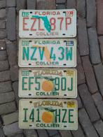 USA nummerplaten, 12 stuks, Ophalen